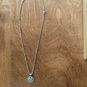 Necklace, sterling silver